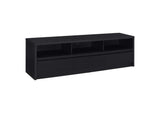 705803 Rutland 78-inch 3-drawer TV Stand Media Console Black