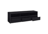 705803 Rutland 78-inch 3-drawer TV Stand Media Console Black