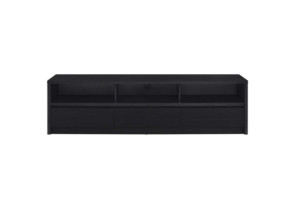 705803 Rutland 78-inch 3-drawer TV Stand Media Console Black