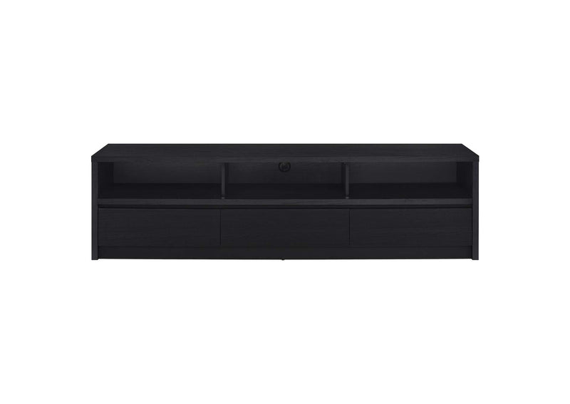 705803 Rutland 78-inch 3-drawer TV Stand Media Console Black