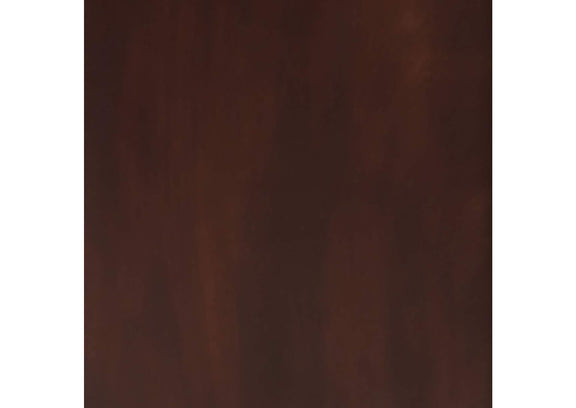 706167 Jenna Round Marble Top Mango Wood Side End Table Brown