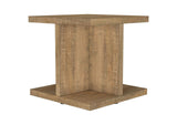 706178-S2 Cortona 2-piece Coffee and End Table Set Mango