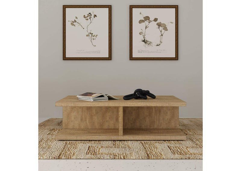 706178 Cortona Square Engineered Wood Cocktail Coffee Table Mango