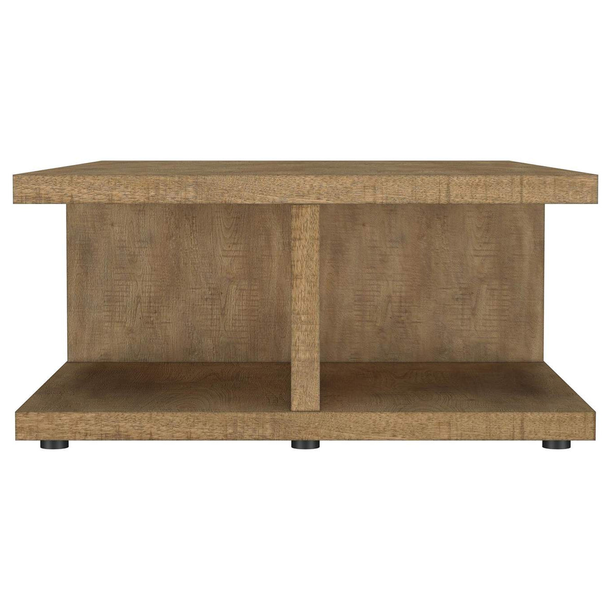706178 Cortona Square Engineered Wood Cocktail Coffee Table Mango
