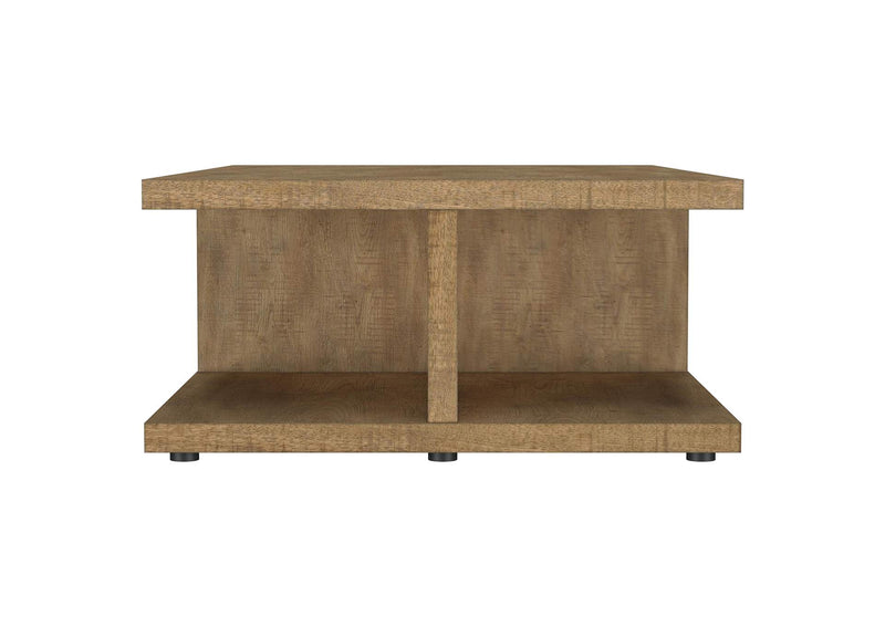 706178 Cortona Square Engineered Wood Cocktail Coffee Table Mango