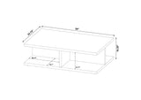706178 Cortona Square Engineered Wood Cocktail Coffee Table Mango