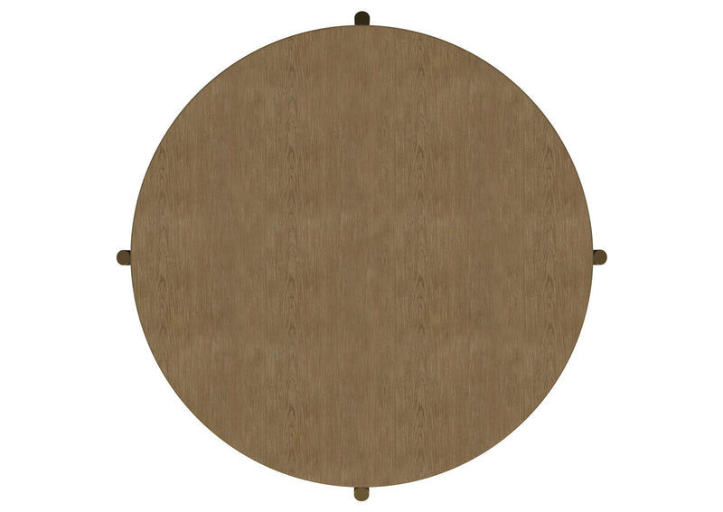 706188-S2 Arini 2-piece Round Coffee and End Table Set Sand Wash