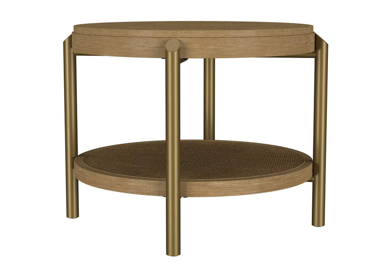 706188-S3 Arini 3-piece Round Coffee and End Table Set Sand Wash