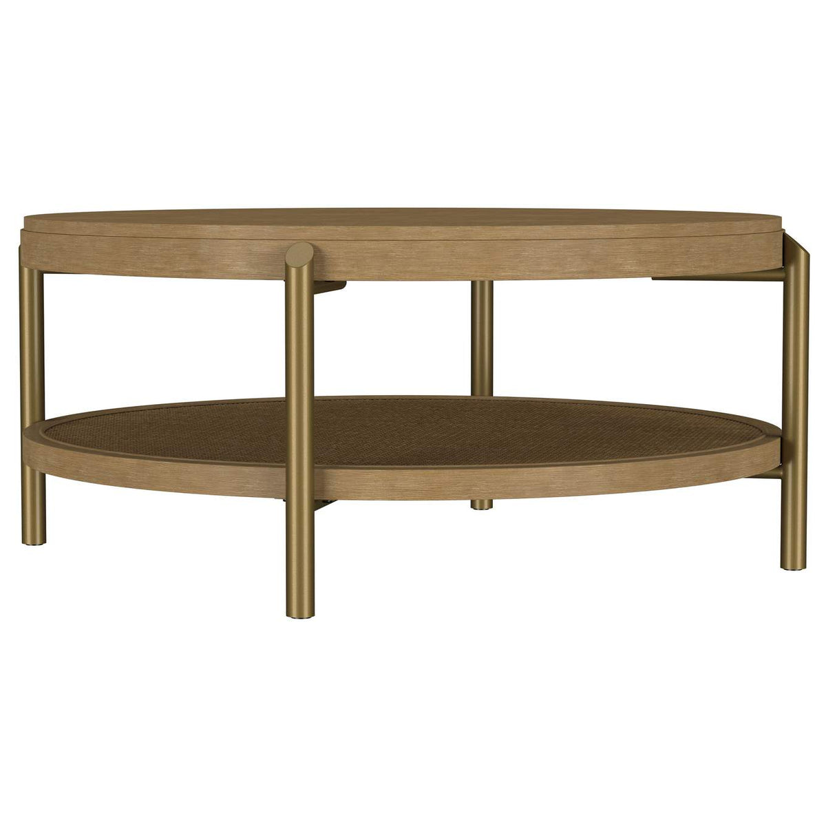 706188-S3 Arini 3-piece Round Coffee and End Table Set Sand Wash
