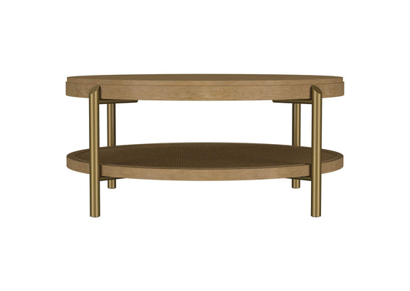 706188-S3 Arini 3-piece Round Coffee and End Table Set Sand Wash
