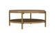 706188 Arini Round Coffee Table With Storage Shelf Sand Wash