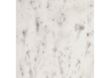 706207 Haven Round Genuine White Marble Top End Side Table Black