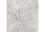 706208 Haven Round Genuine White Marble Top Coffee Table Black