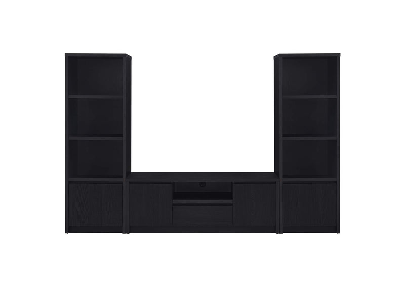 706222-SET Winfield 3-piece Entertainment Center 60-inch TV Stand Black