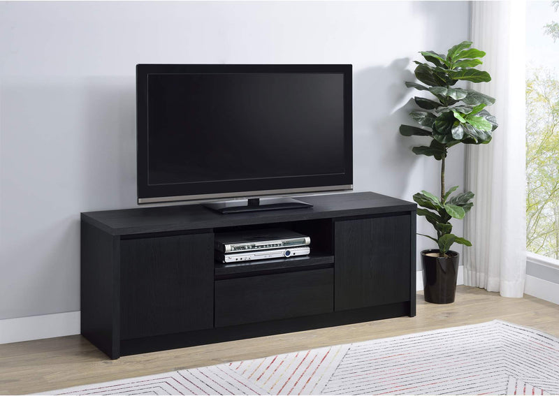 706222 Winfield 60-inch 2-door TV Stand Media Console Black