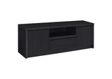 706222 Winfield 60-inch 2-door TV Stand Media Console Black