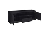 706222 Winfield 60-inch 2-door TV Stand Media Console Black