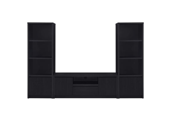 706222 Winfield 60-inch 2-door TV Stand Media Console Black