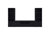 706223-SET Winfield 3-piece Entertainment Center 78-inch TV Stand Black