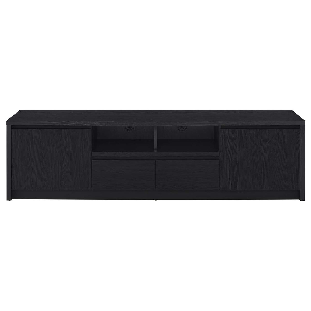 706223-SET Winfield 3-piece Entertainment Center 78-inch TV Stand Black