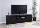 706223 Winfield 78-inch 2-door TV Stand Media Console Black