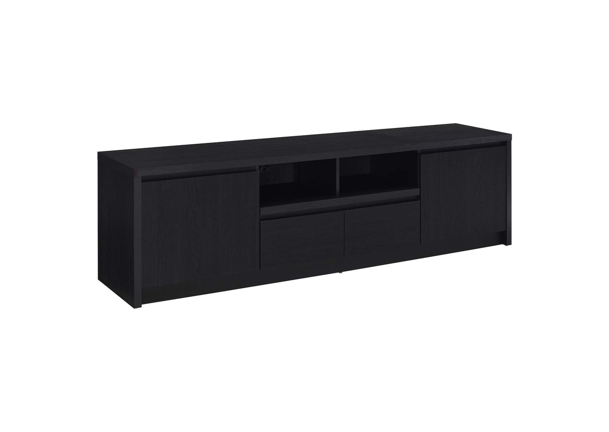 706223 Winfield 78-inch 2-door TV Stand Media Console Black