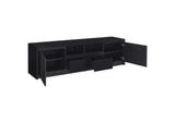 706223 Winfield 78-inch 2-door TV Stand Media Console Black