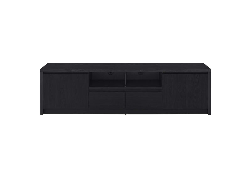 706223 Winfield 78-inch 2-door TV Stand Media Console Black