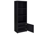 706224 Winfield 3-shelf Media Tower Entertainment Pier Black