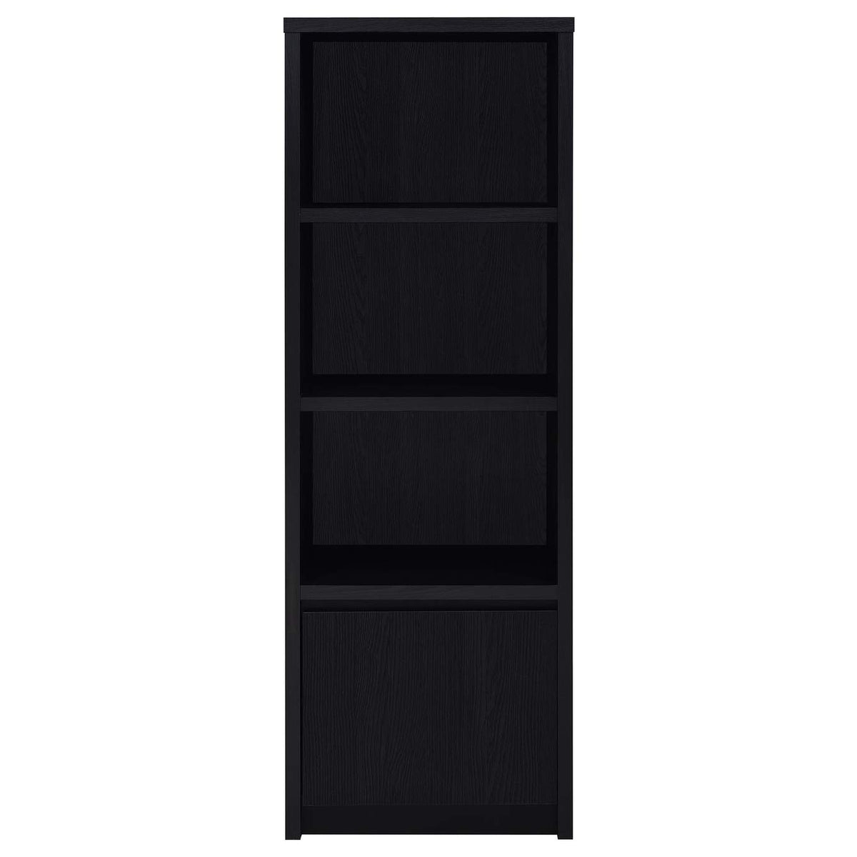 706224 Winfield 3-shelf Media Tower Entertainment Pier Black