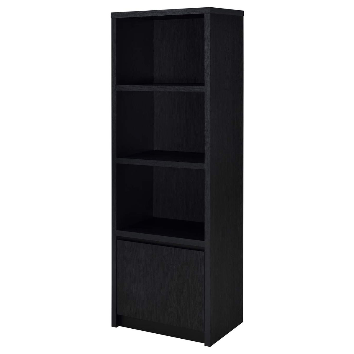 706224 Winfield 3-shelf Media Tower Entertainment Pier Black
