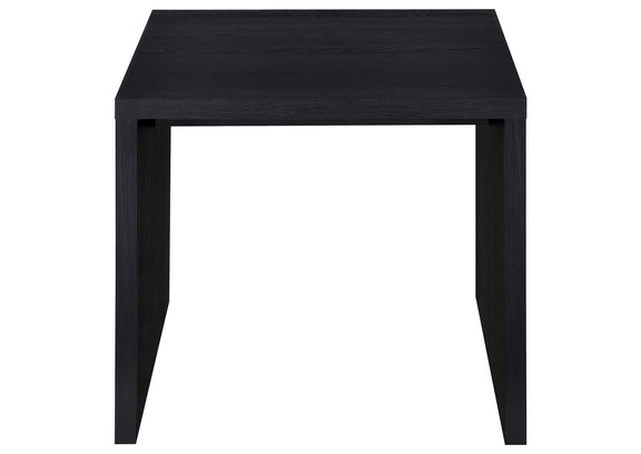 706227 Knapp Engineered Wood Square Side End Table Black