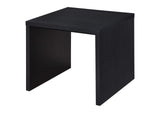 706227 Knapp Engineered Wood Square Side End Table Black