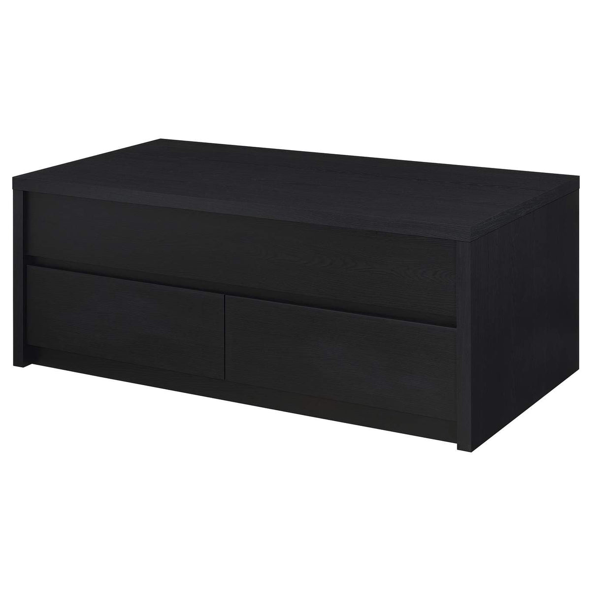 706228-S2 Knapp 2-piece Lift Top Coffee Table Set Black