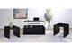 706228-S3 Knapp 3-piece Lift Top Coffee Table Set Black