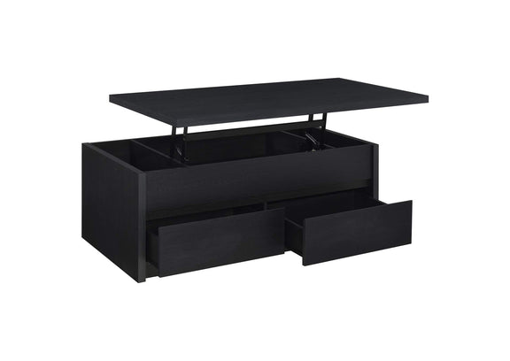 706228-S3 Knapp 3-piece Lift Top Coffee Table Set Black