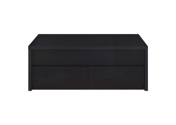 706228 Knapp Lift Top Cocktail Coffee Table with Dual Drawers Black