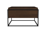 706238 Fulton 30-inch Square Mango Wood Coffee Table Dark Brown