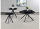 706268-S3 Briggs 3-piece Round Coffee and End Table Set Black