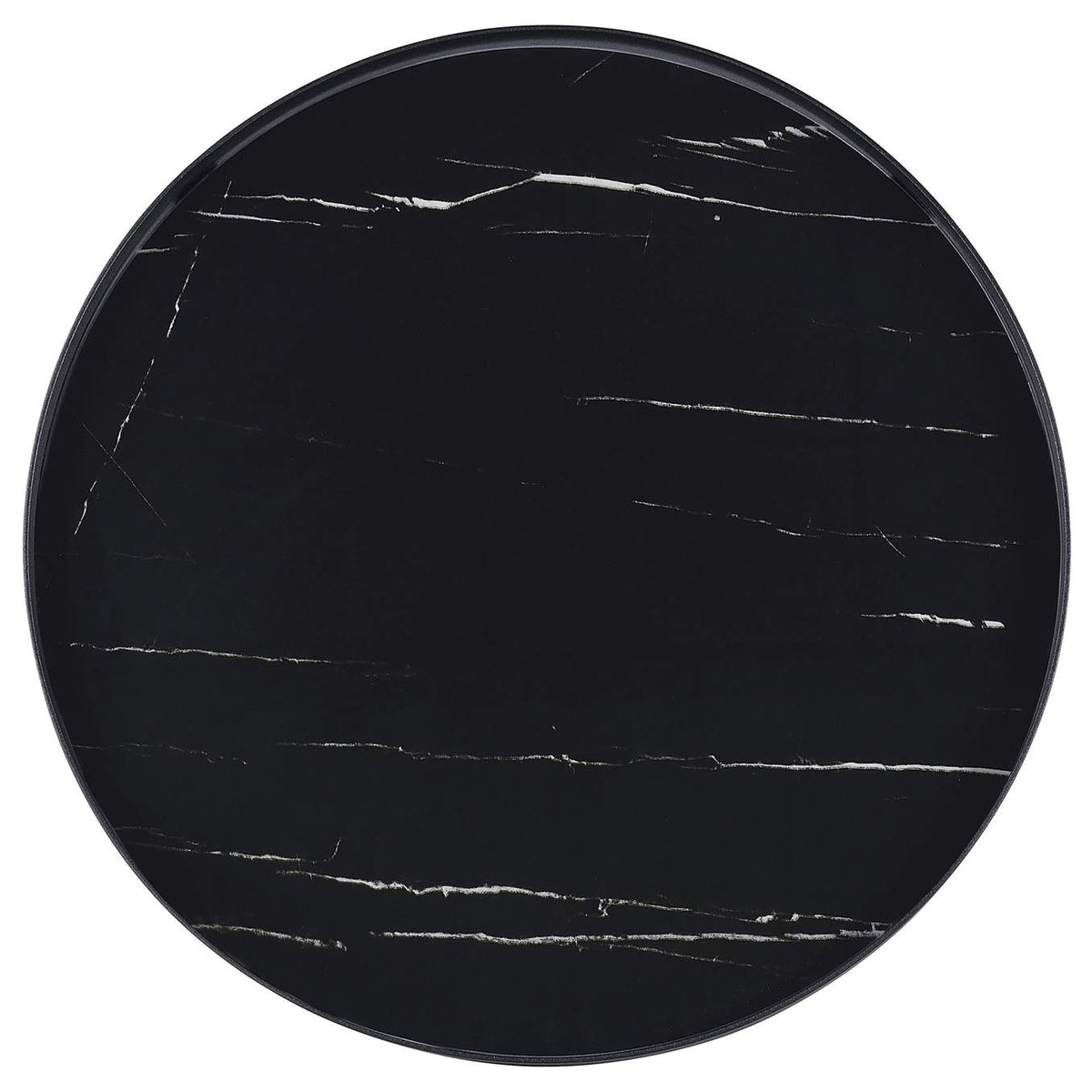 706268-S3 Briggs 3-piece Round Coffee and End Table Set Black