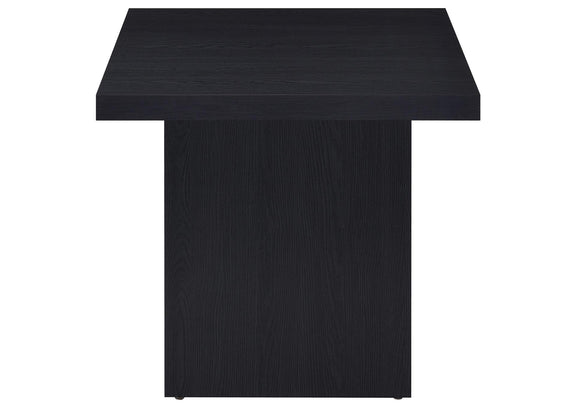 706277 Max Square Engineered Laminate End Side Table Black