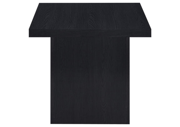 706277 Max Square Engineered Laminate End Side Table Black