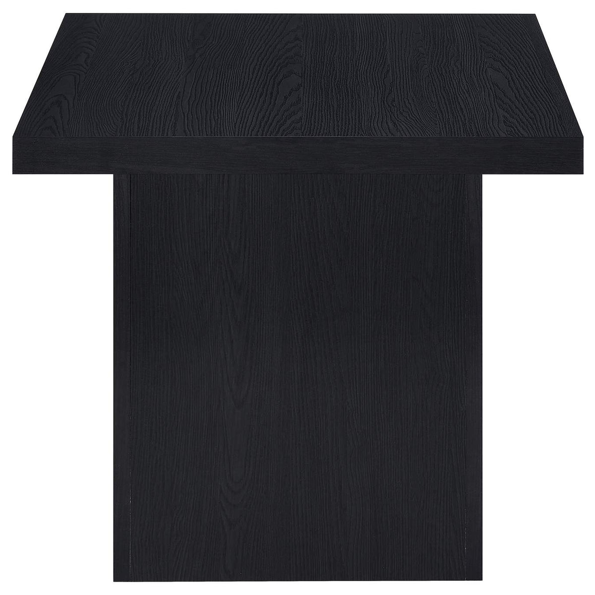 706277 Max Square Engineered Laminate End Side Table Black