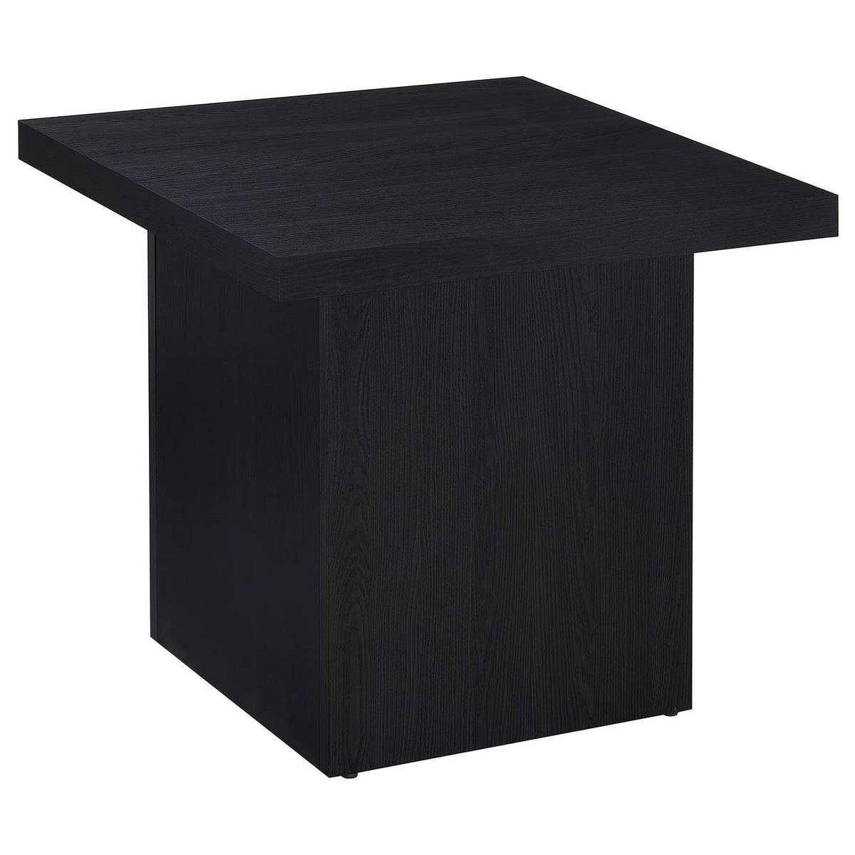 706278-S3 Max 3-piece Rectangular Coffee and End Table Set Black