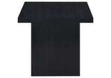 706278-S3 Max 3-piece Rectangular Coffee and End Table Set Black