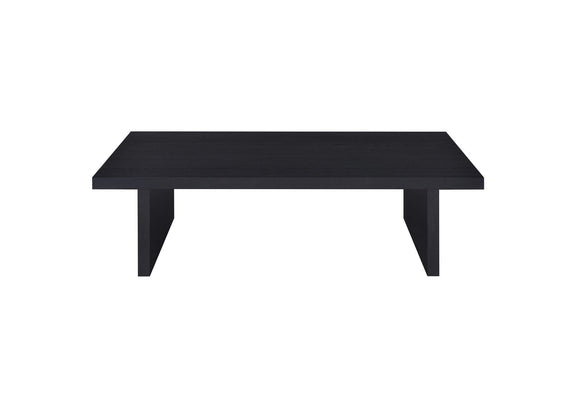 706278-S3 Max 3-piece Rectangular Coffee and End Table Set Black