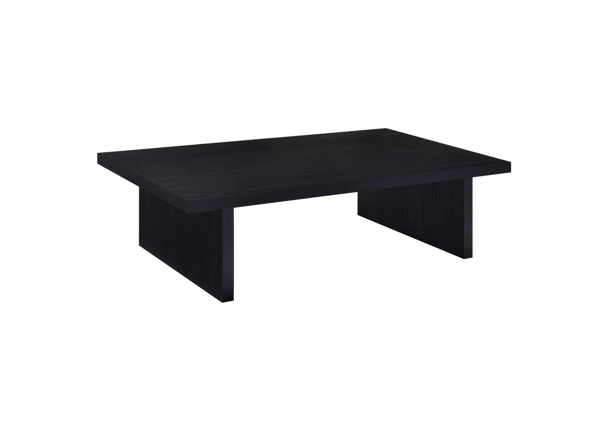 706278 Max Rectangular Engineered Laminate Coffee Table Black