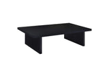 706278 Max Rectangular Engineered Laminate Coffee Table Black
