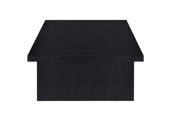 706278 Max Rectangular Engineered Laminate Coffee Table Black