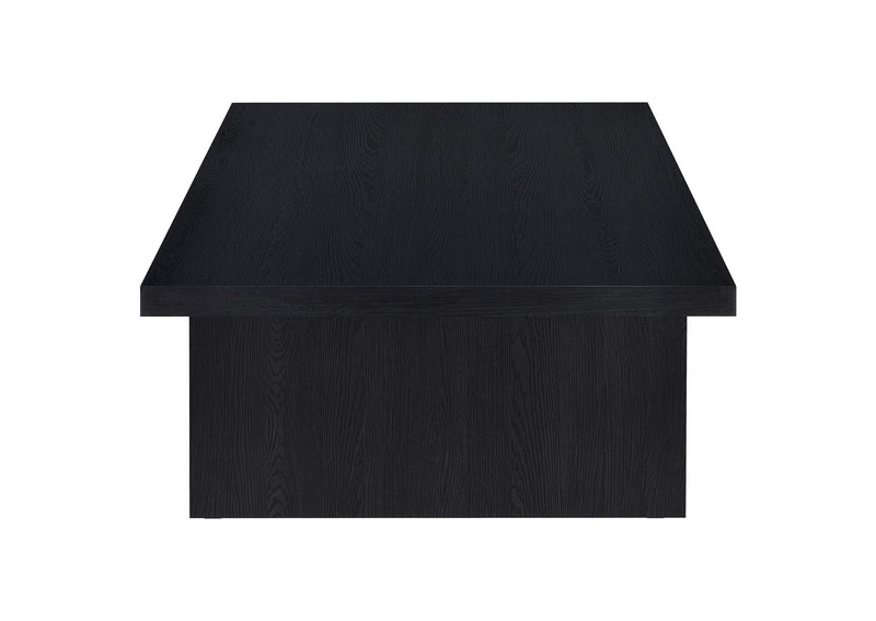 706278 Max Rectangular Engineered Laminate Coffee Table Black